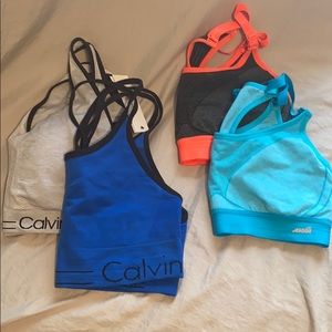 Sports Bra Bundle - 2 Calvin Klein & 2 Avia
